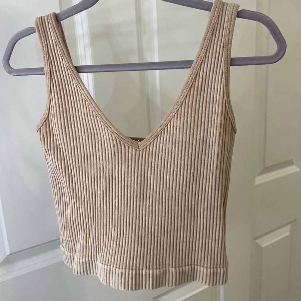 beige tank top, very cute, barely used